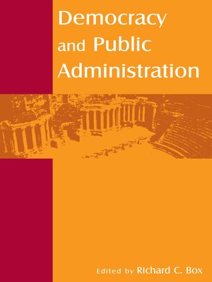 cover image of Democracy and Public Administration